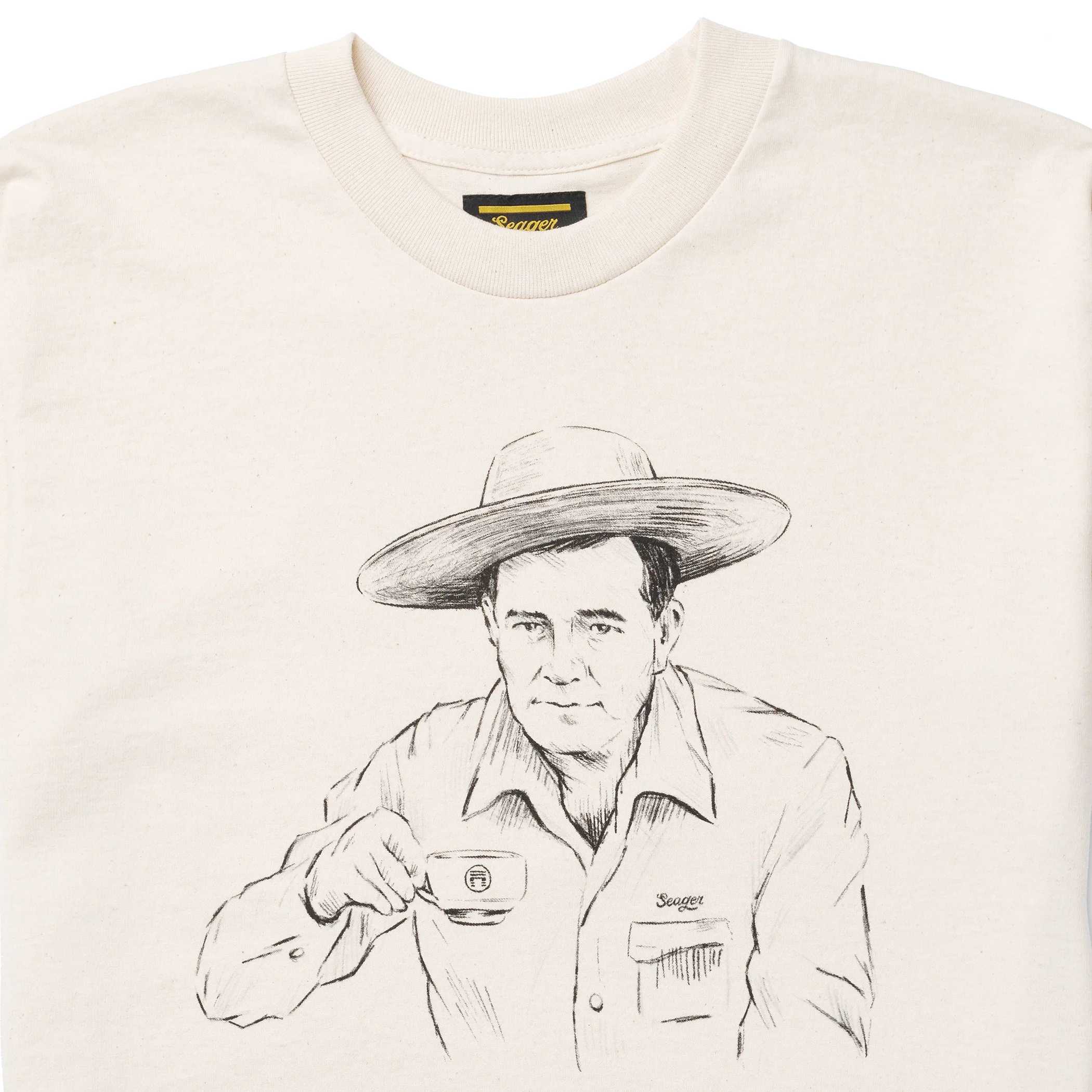 Seager x Matuse Author Tee Natural - Image 3