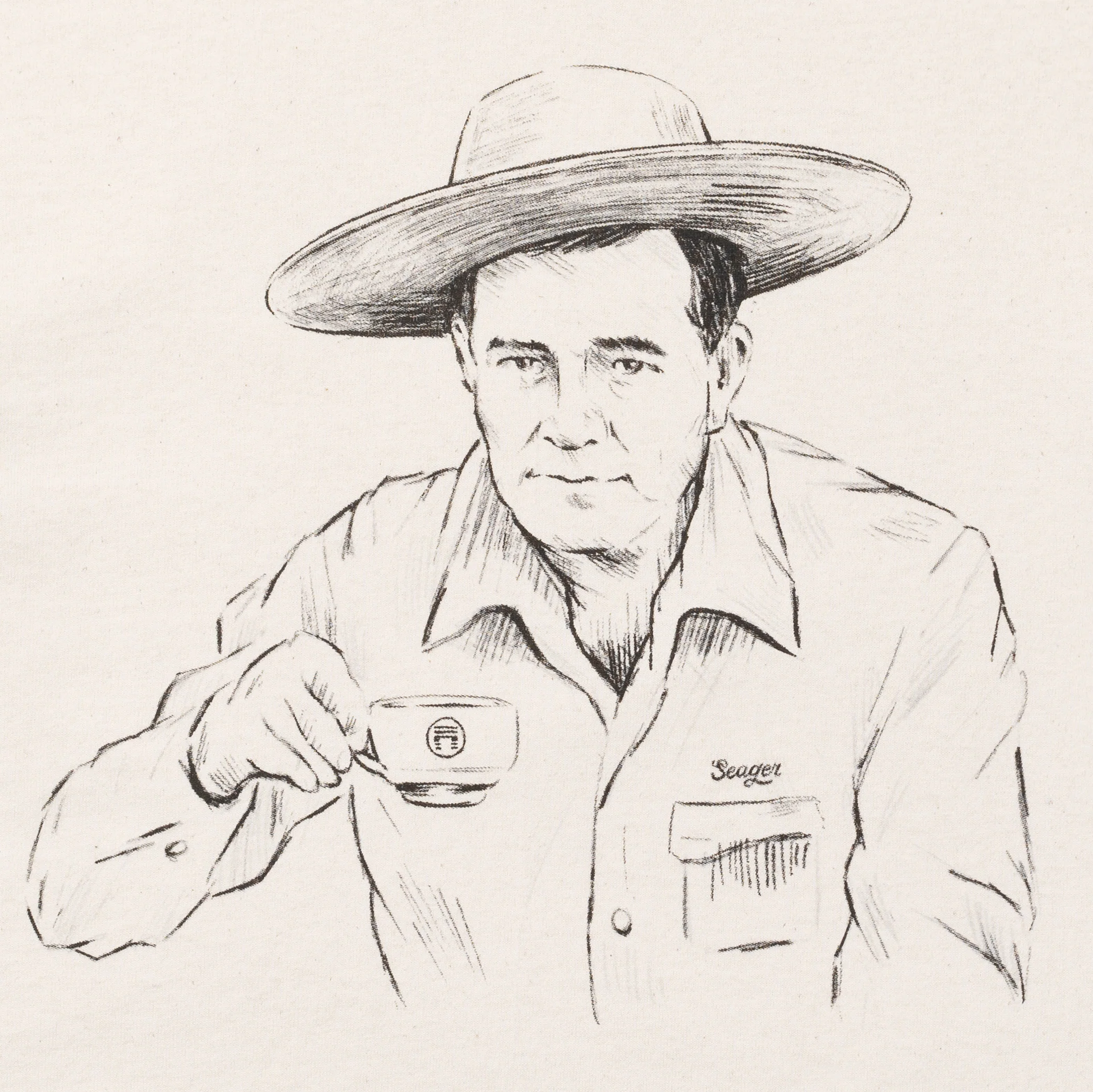 Seager x Matuse Author Tee Natural - Image 4