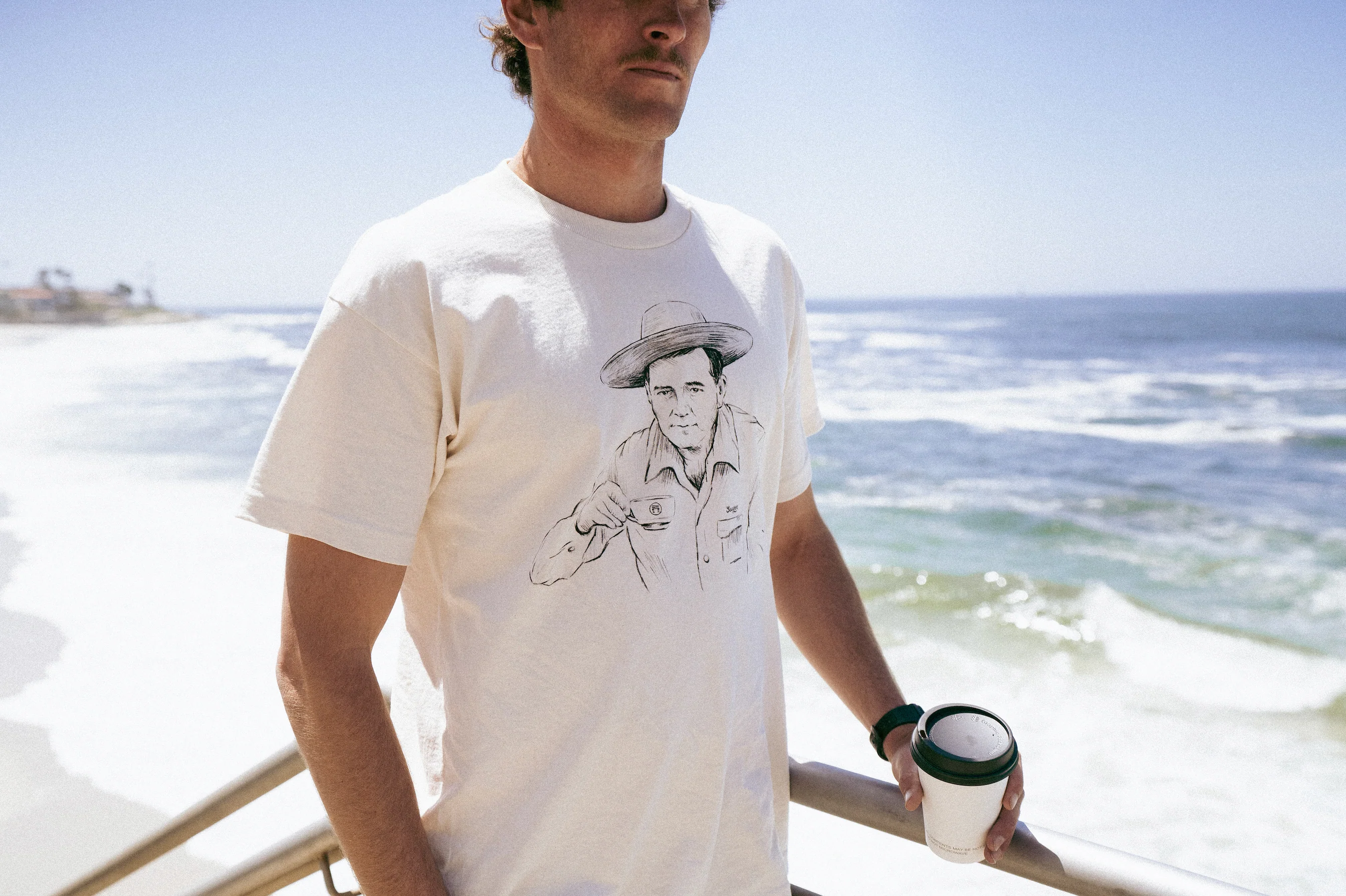 Seager x Matuse Author Tee Natural - Image 5