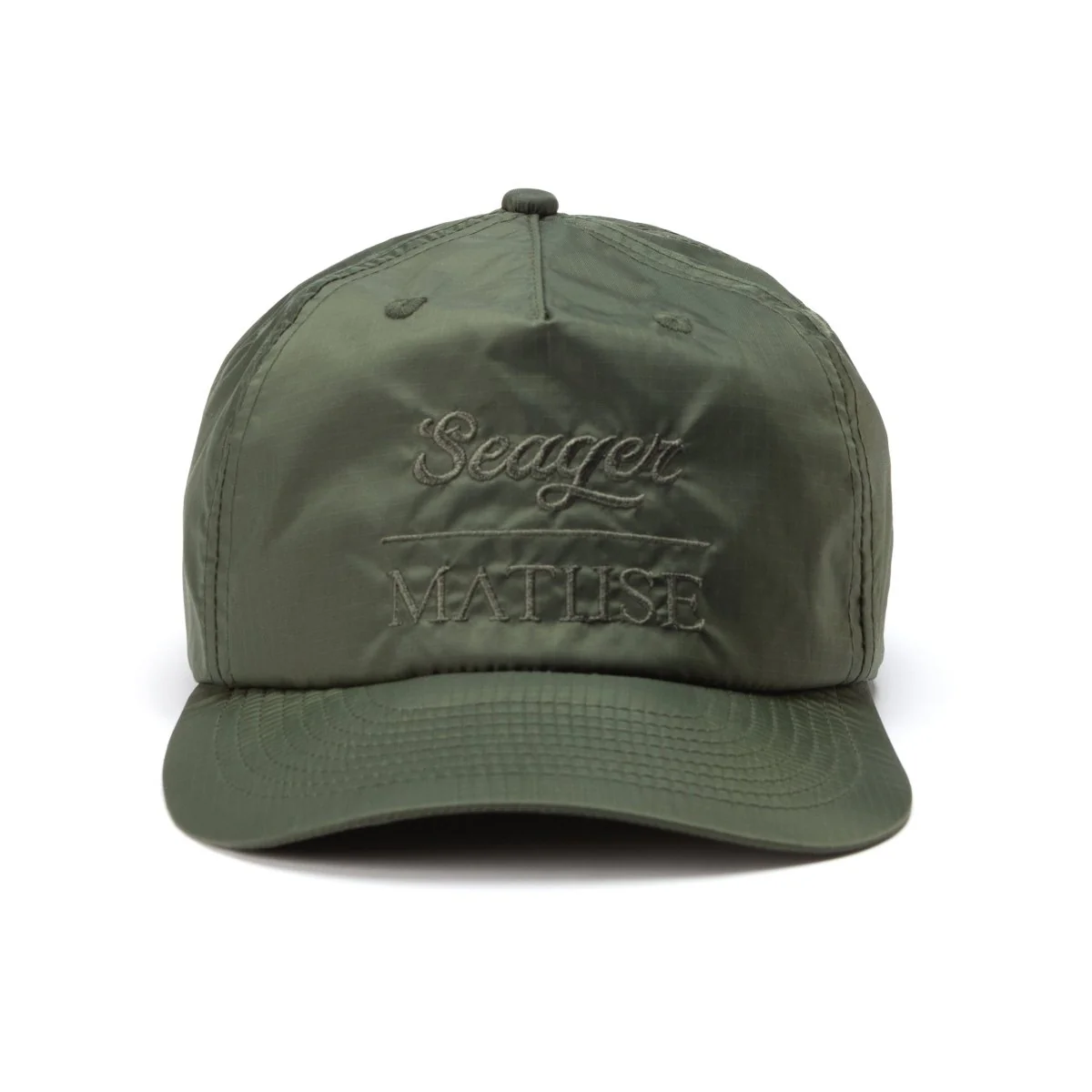 Seager x Matuse Ripstop Snapback Green - Image 2