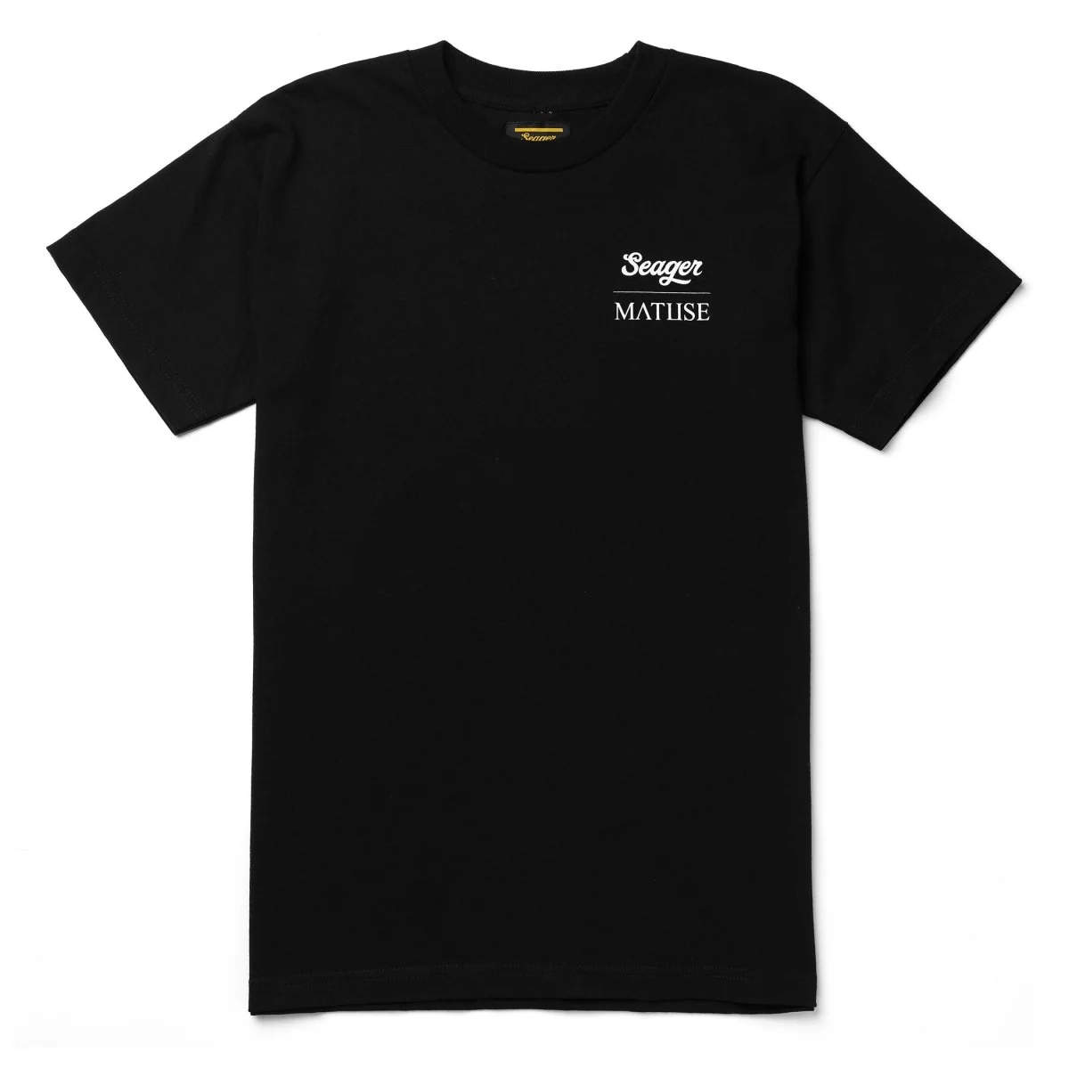 Seager x Matuse Sketchbook Tee Black - Image 2