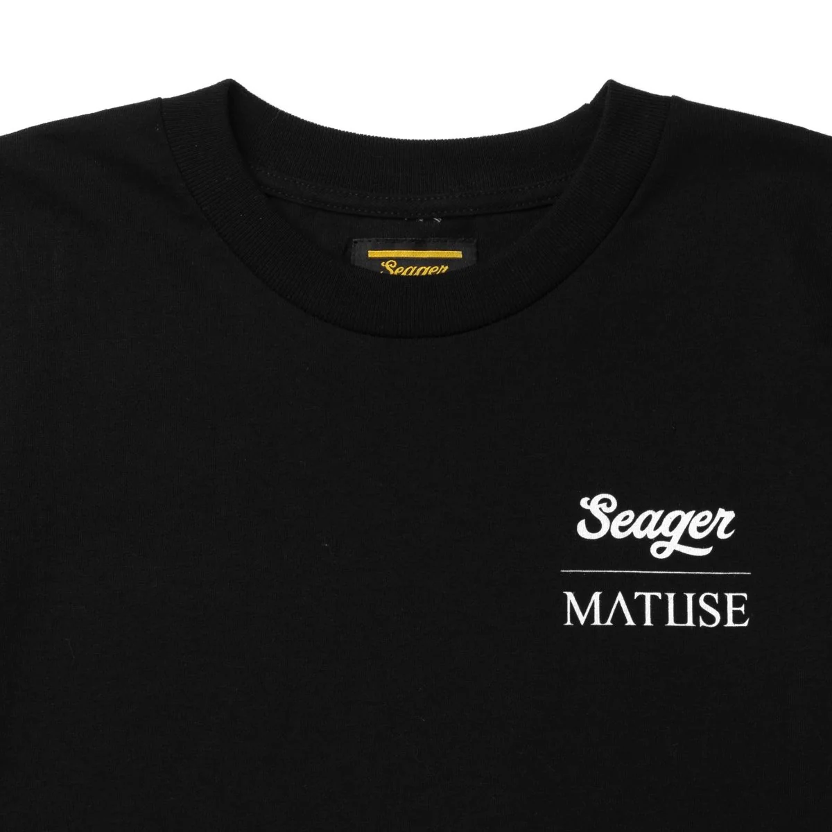 Seager x Matuse Sketchbook Tee Black - Image 4