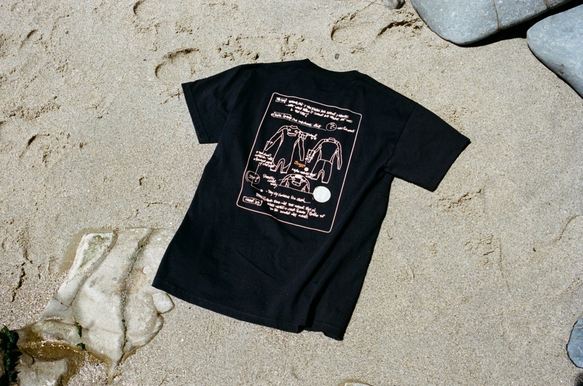 Seager x Matuse Sketchbook Tee Black - Image 5