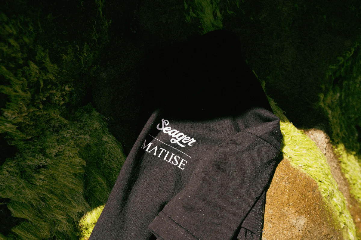 Seager x Matuse Sketchbook Tee Black - Image 6