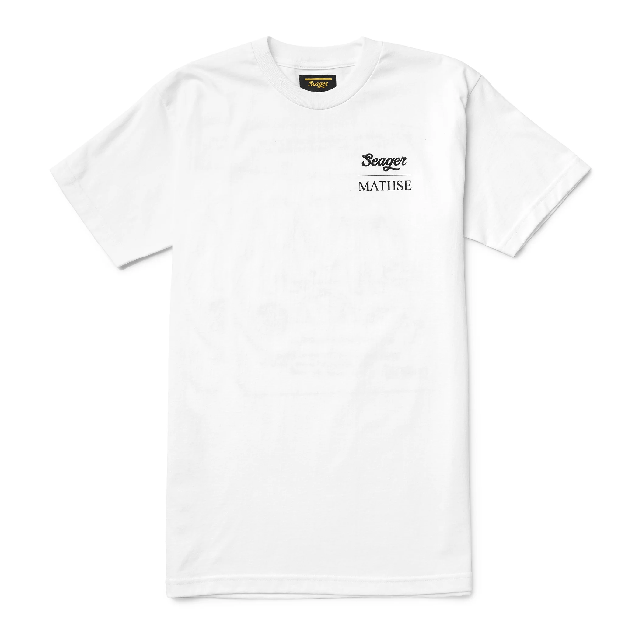 Seager x Matuse Sketchbook Tee White - Image 2