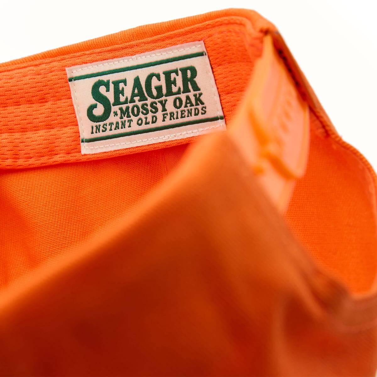 Seager x Mossy Oak I.O.F. Snapback Orange/Camo - Image 4