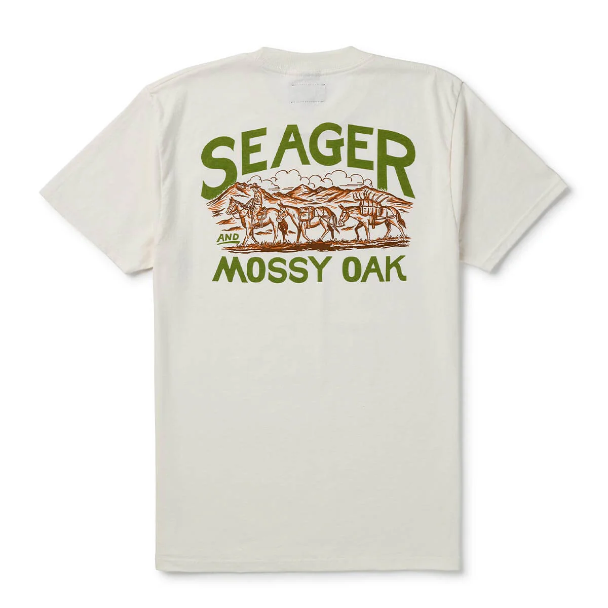 Seager x Mossy Oak Pack Out Tee Vintage White
