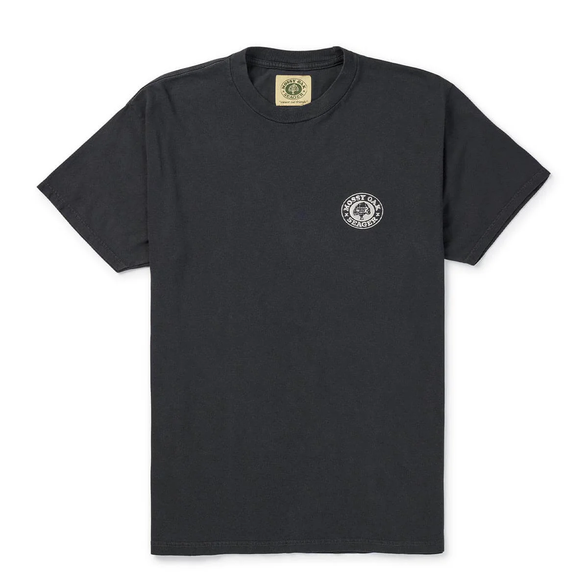Seager x Mossy Oak Premium Tee Pigment Black