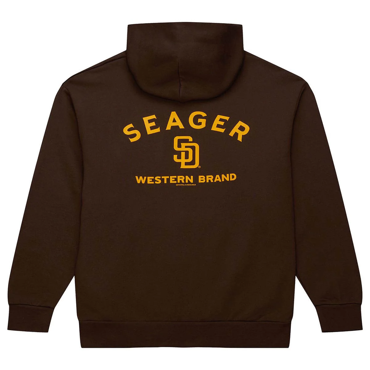 Seager x Padres Logo Hoodie Brown - Image 2