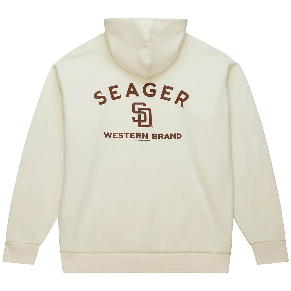 Seager x Padres Logo Hoodie Cream - Image 2
