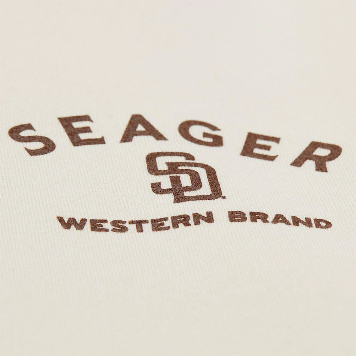 Seager x Padres Logo Hoodie Cream - Image 3