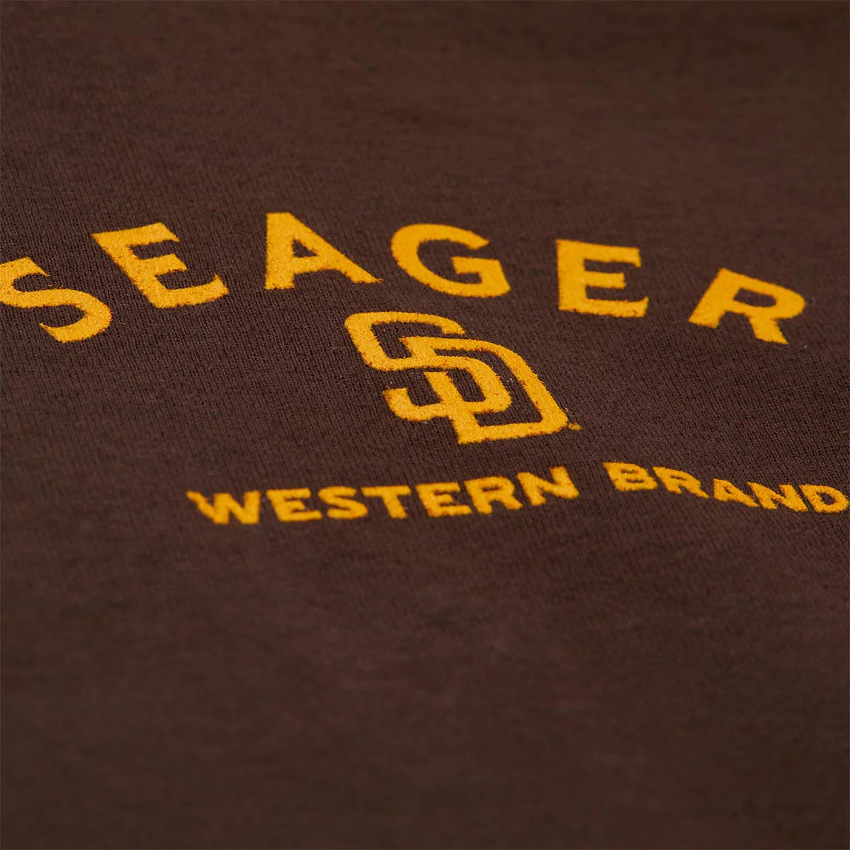 Seager x Padres Logo Tee Brown - Image 3