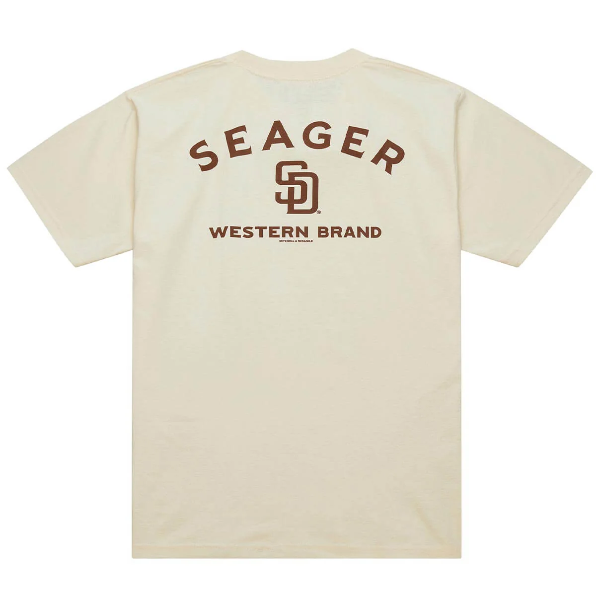 Seager x Padres Logo Tee Cream
