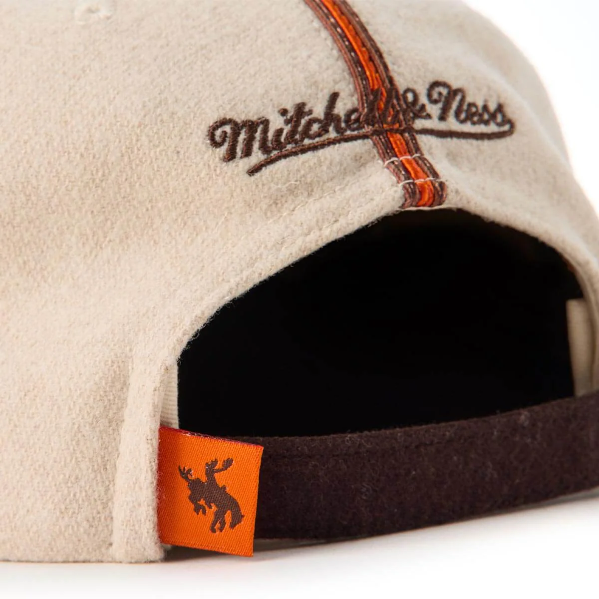 Seager x Padres Vintage Melton Strapback Cream/Brown - Image 4
