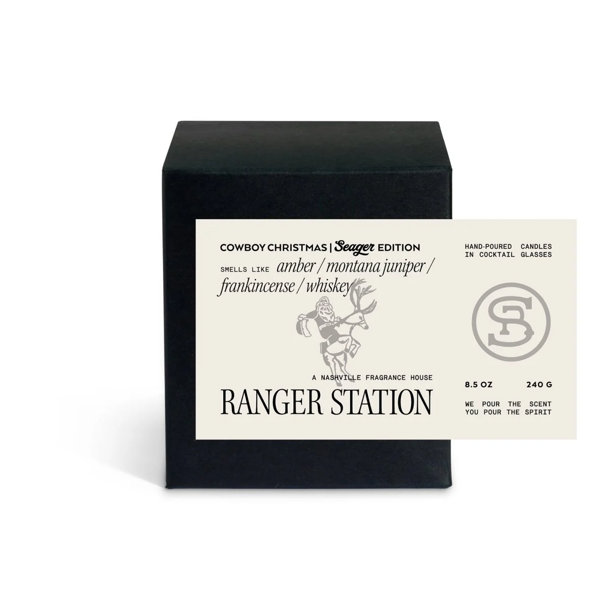 Seager x Ranger Station Cowboy Christmas Candle - Image 2