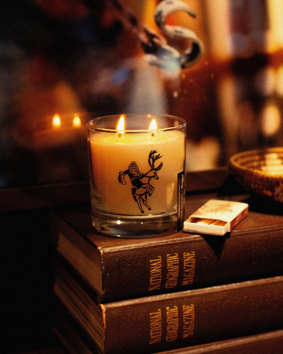 Seager x Ranger Station Cowboy Christmas Candle - Image 3
