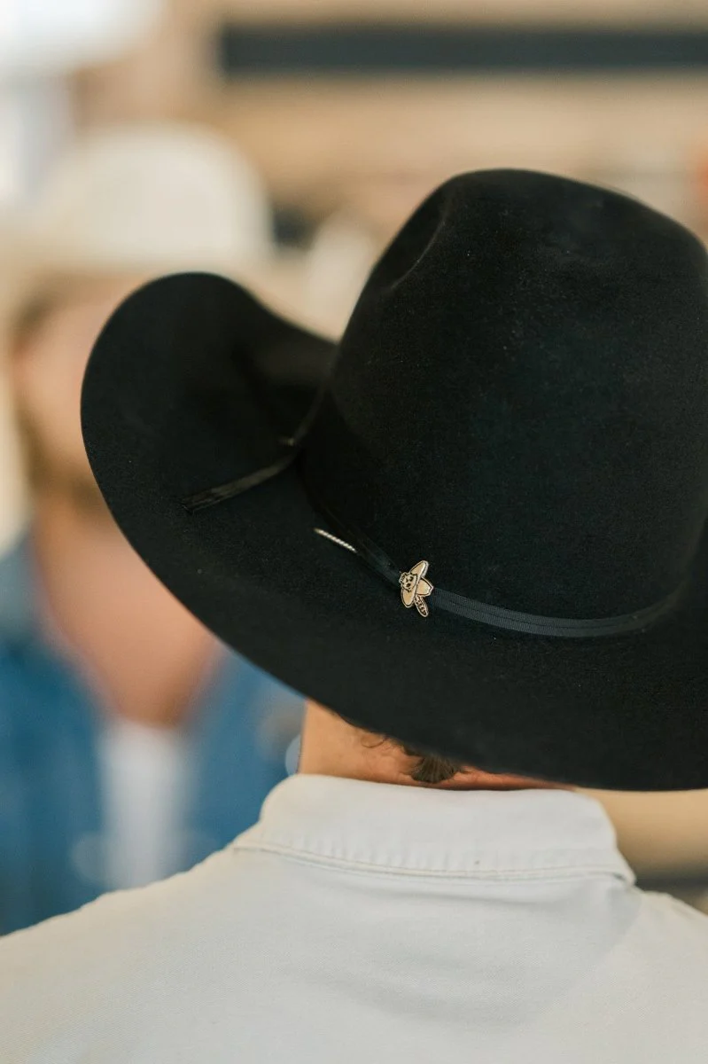 Seager x Ryan Bingham's Great Western 20X Fur Hat Black - Image 2