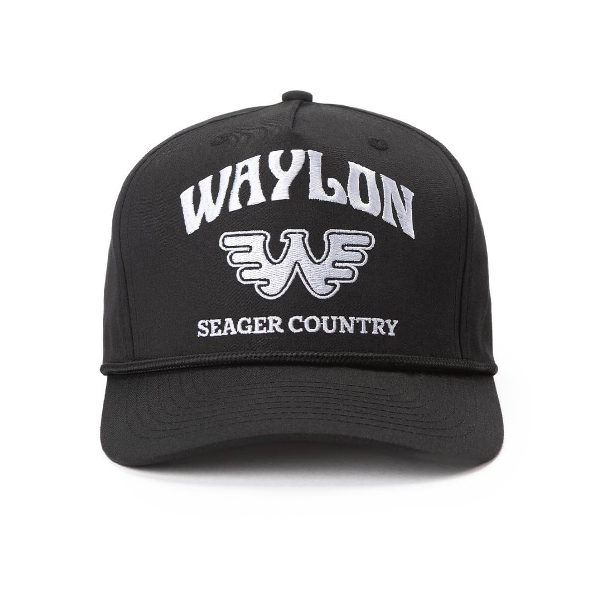 Seager x Waylon Jennings Country Snapback Black - Image 2