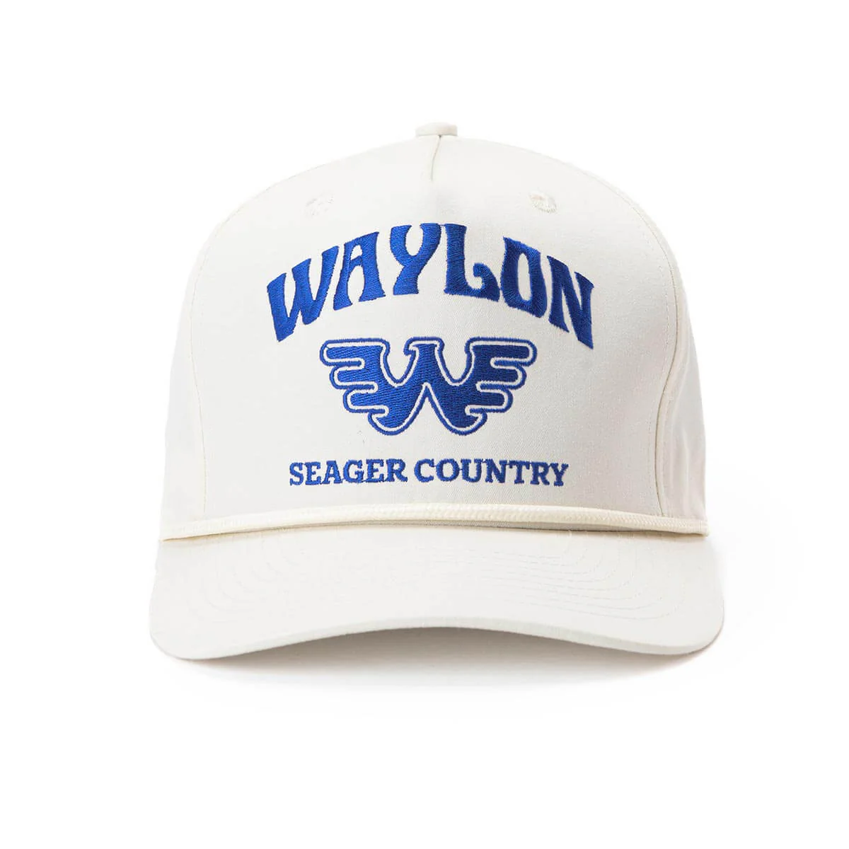 Seager x Waylon Jennings Country Snapback White - Image 2