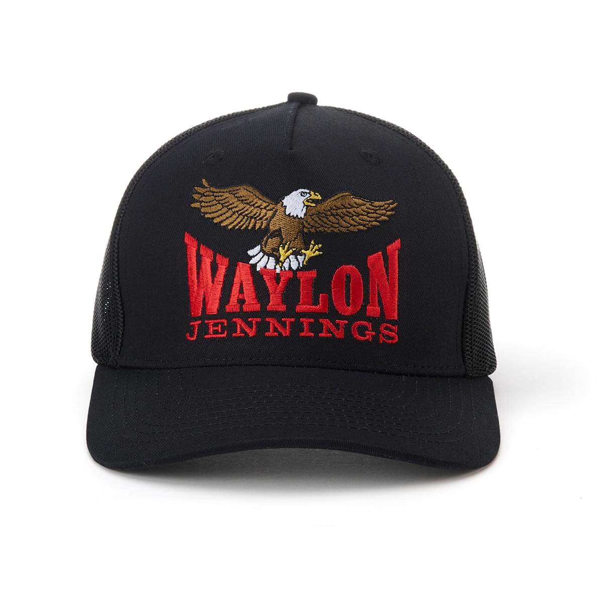 Seager x Waylon Jennings Eagle Snapback Black - Image 2