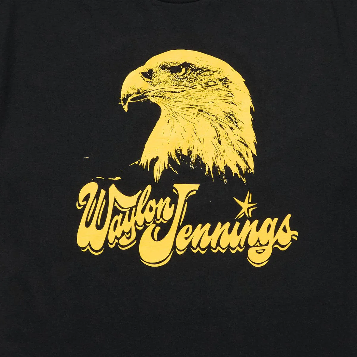 Seager x Waylon Jennings Eagle Tee Vintage Black - Image 2