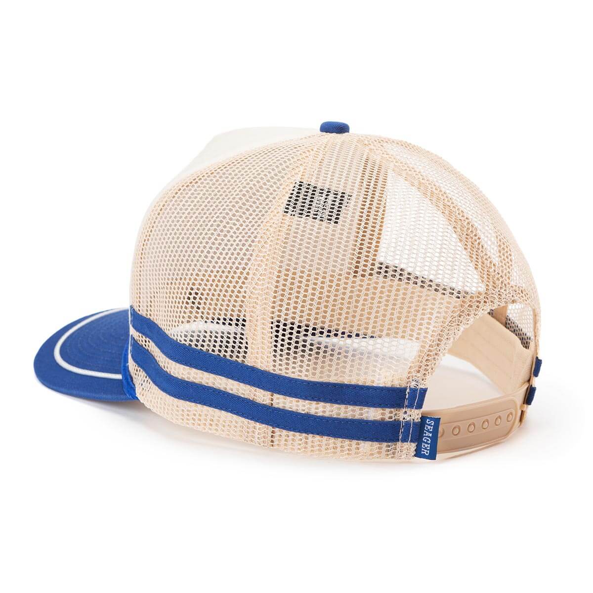 Seager x Waylon Jennings Flying W Snapback Blue/Cream - Image 3