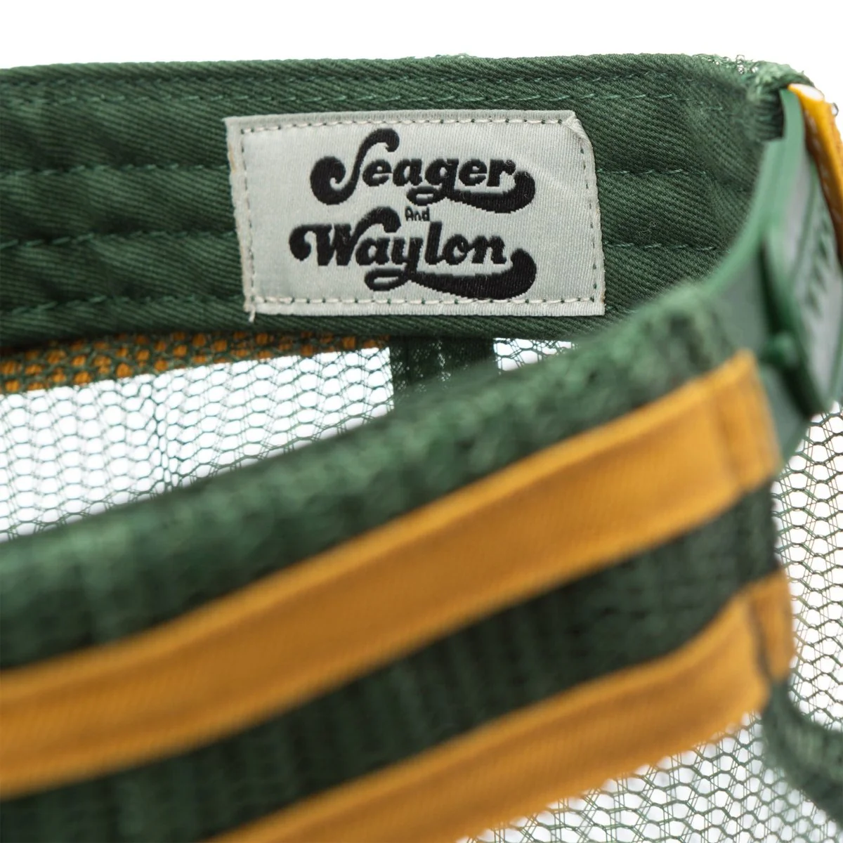 Seager x Waylon Jennings Flying W Snapback Green - Image 5
