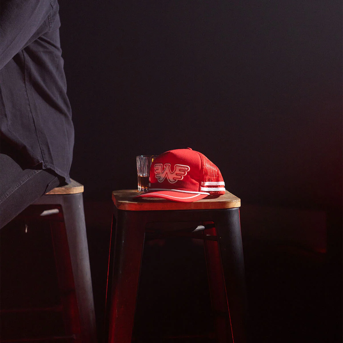 Seager x Waylon Jennings Flying W Snapback Red - Image 2