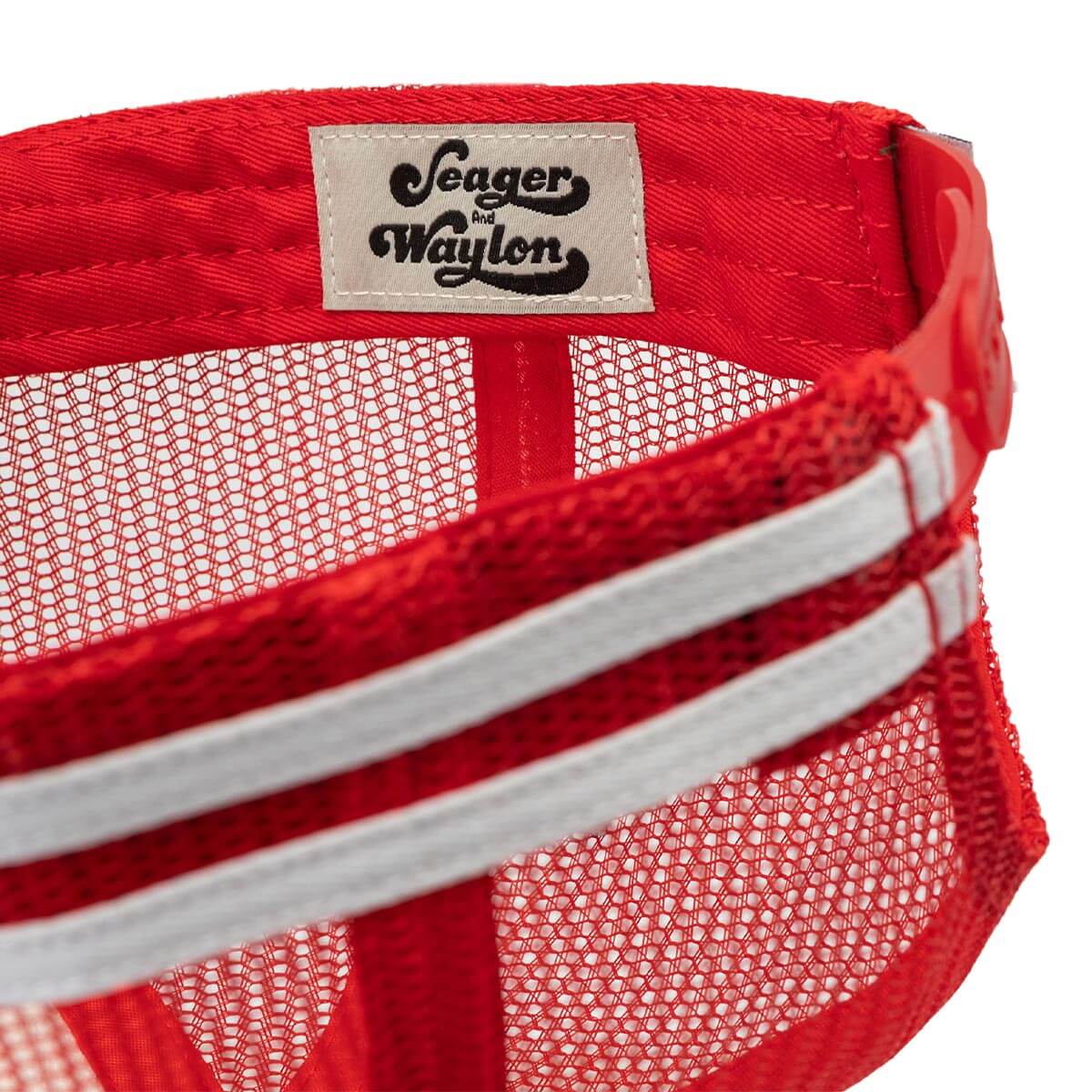 Seager x Waylon Jennings Flying W Snapback Red - Image 6