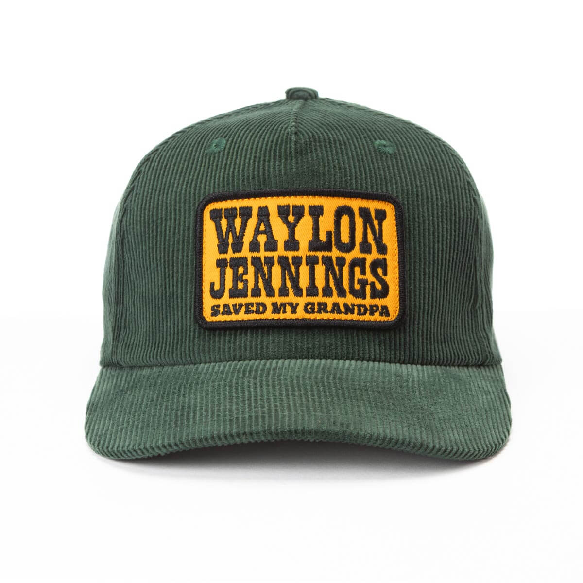 Seager x Waylon Jennings Grandpa Snapback Forest Green - Image 2