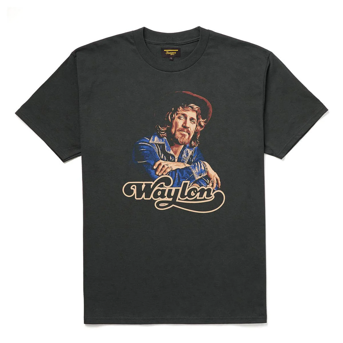 Seager x Waylon Jennings Heritage Tee Black