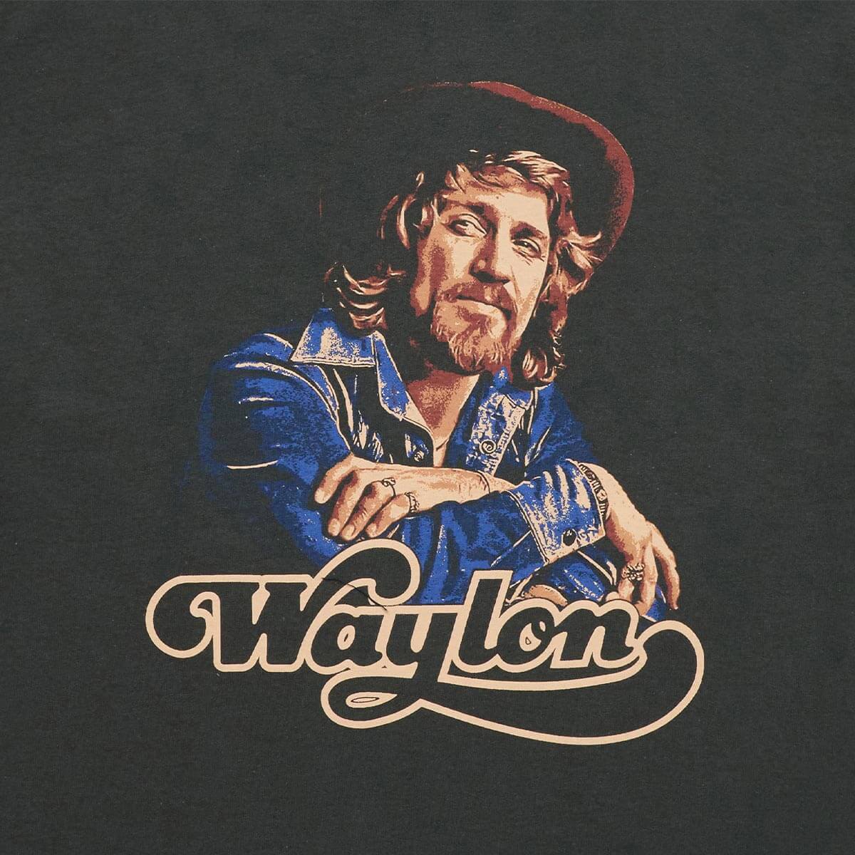 Seager x Waylon Jennings Heritage Tee Black - Image 2