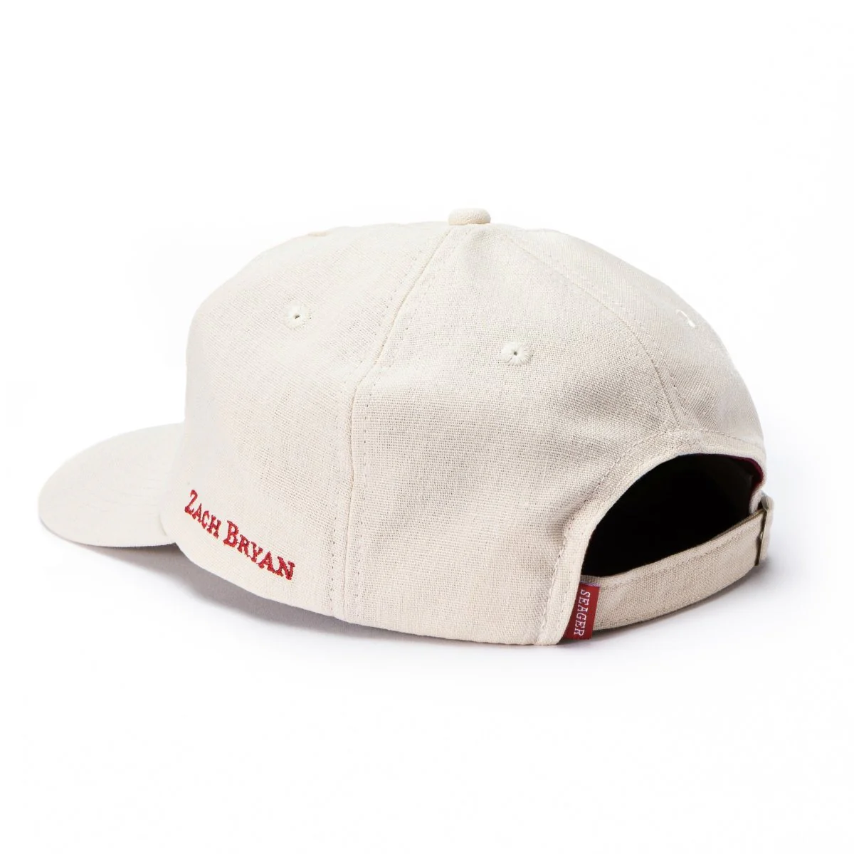 Seager x Zach Bryan Strapback Cream - Image 3