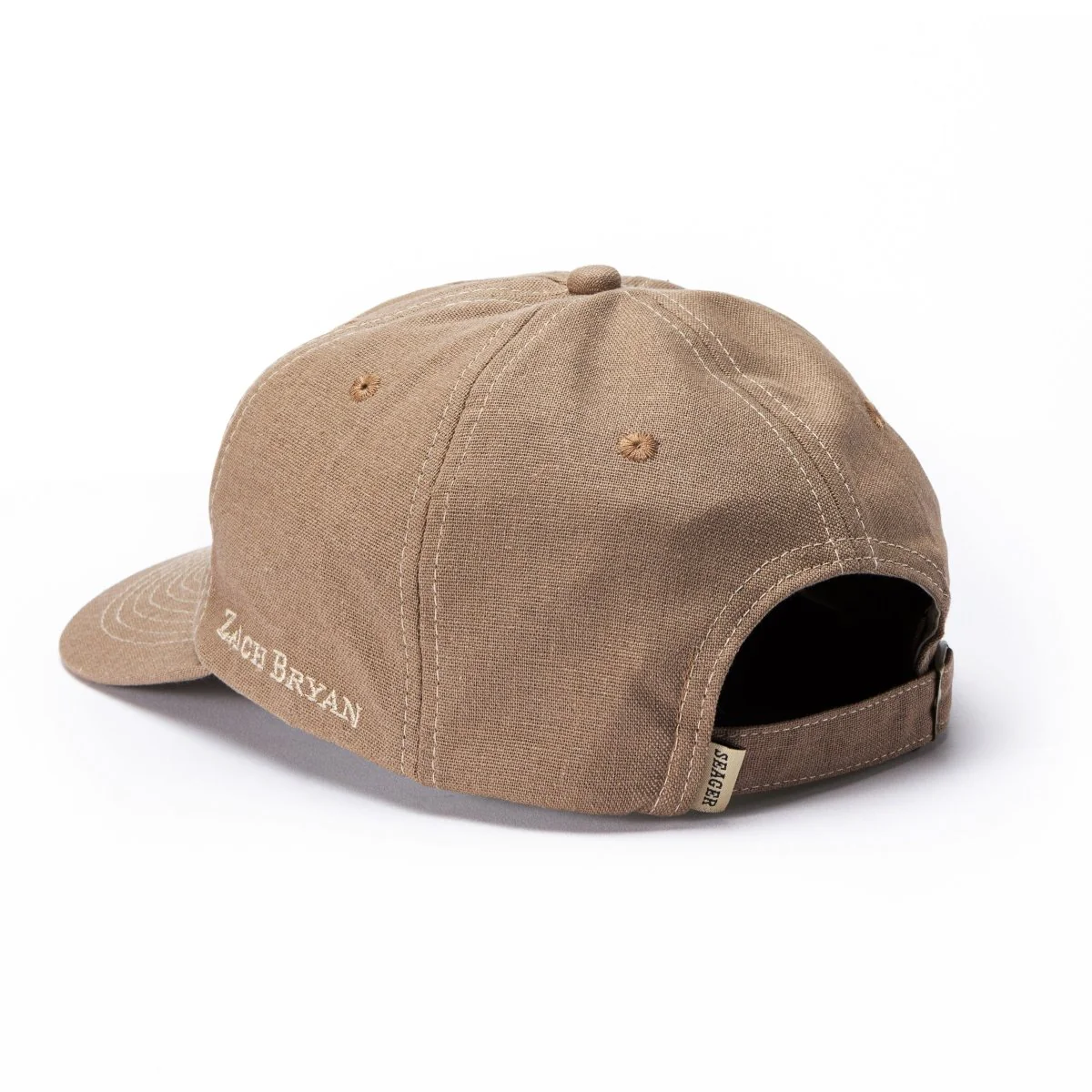 Seager x Zach Bryan Strapback Khaki - Image 3