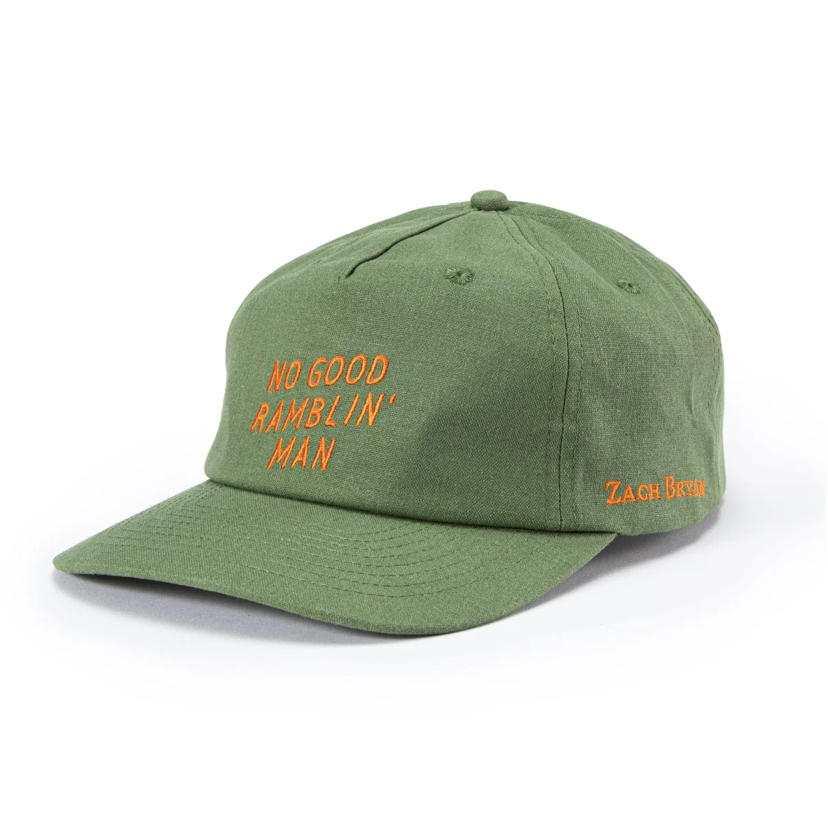 Seager x Zach Bryan Strapback Olive
