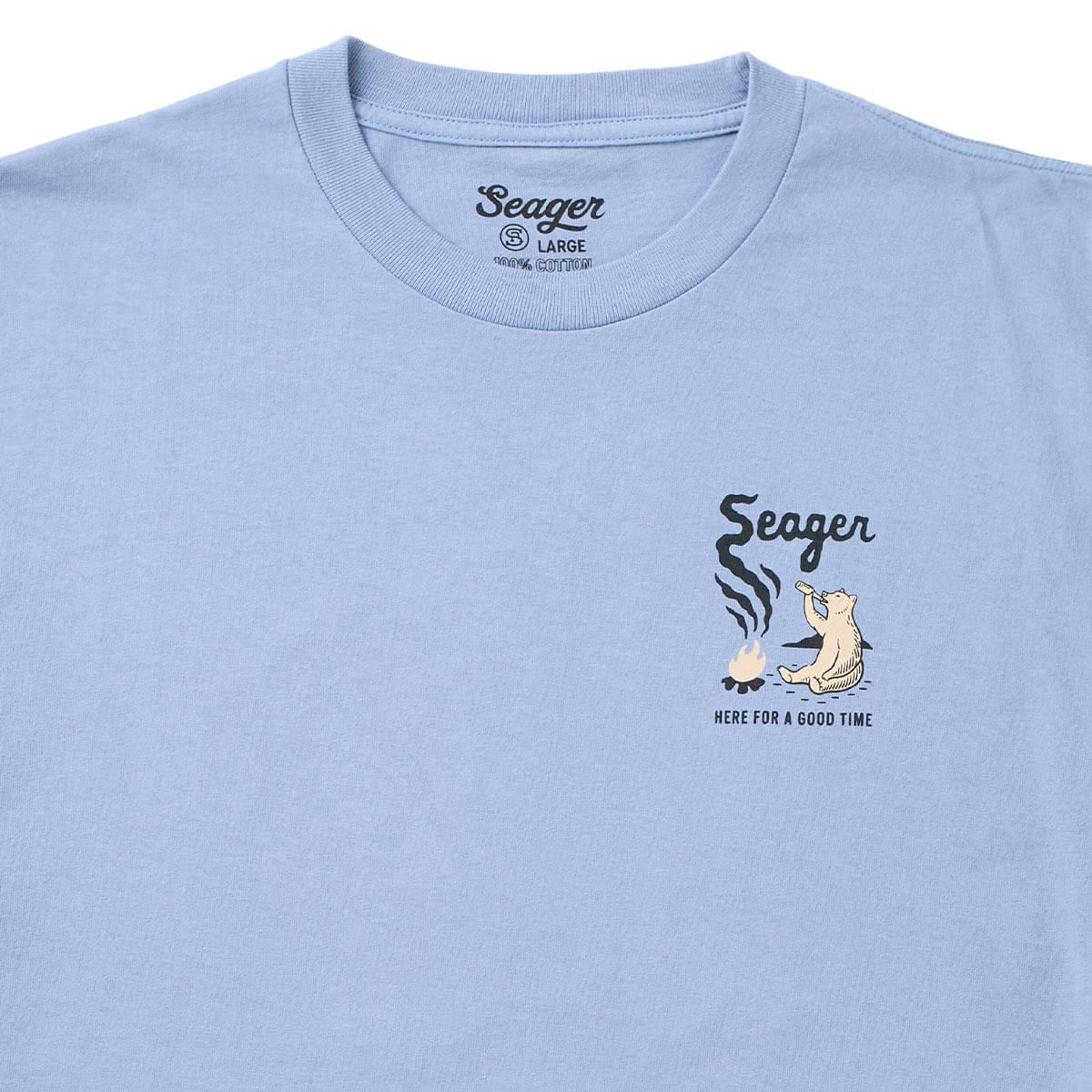 Smokey Tee Faded Denim - Image 4
