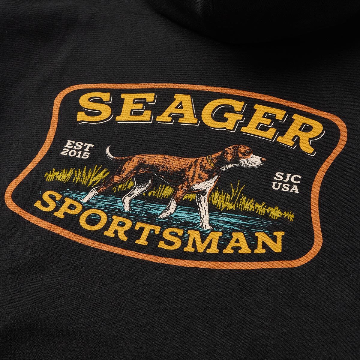 Sportsman Hoodie Black - Image 4