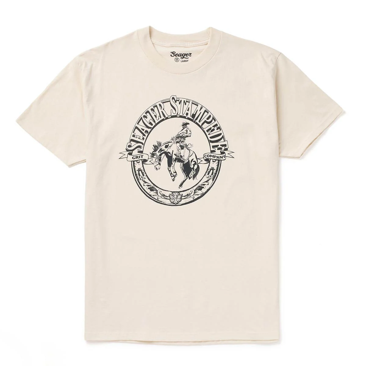 Stampede Tee Vintage White