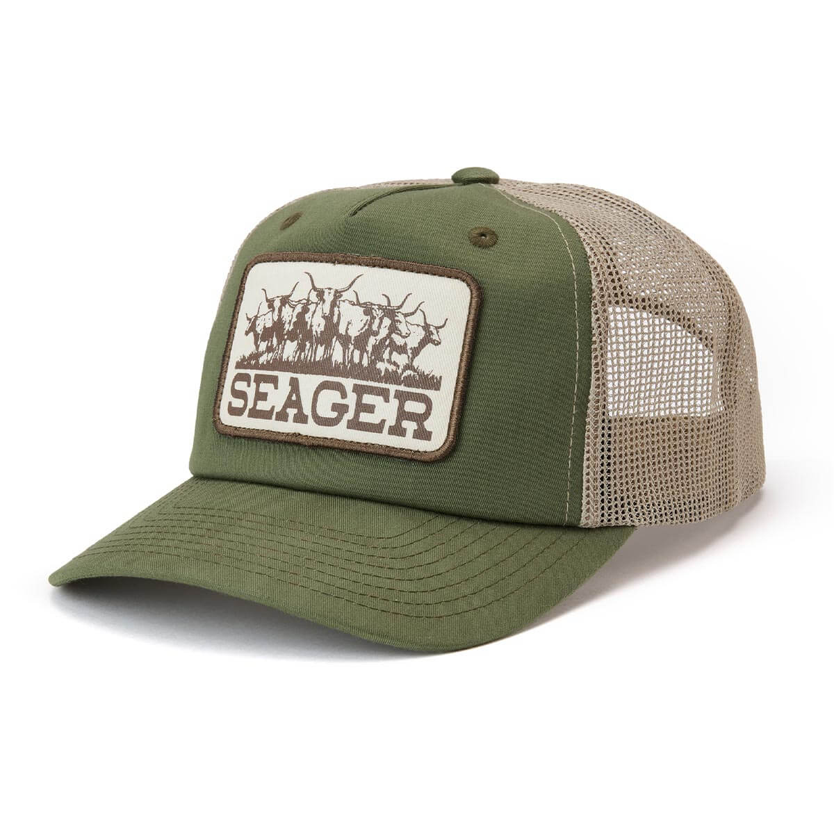 Herd Trucker Snapback Army Green