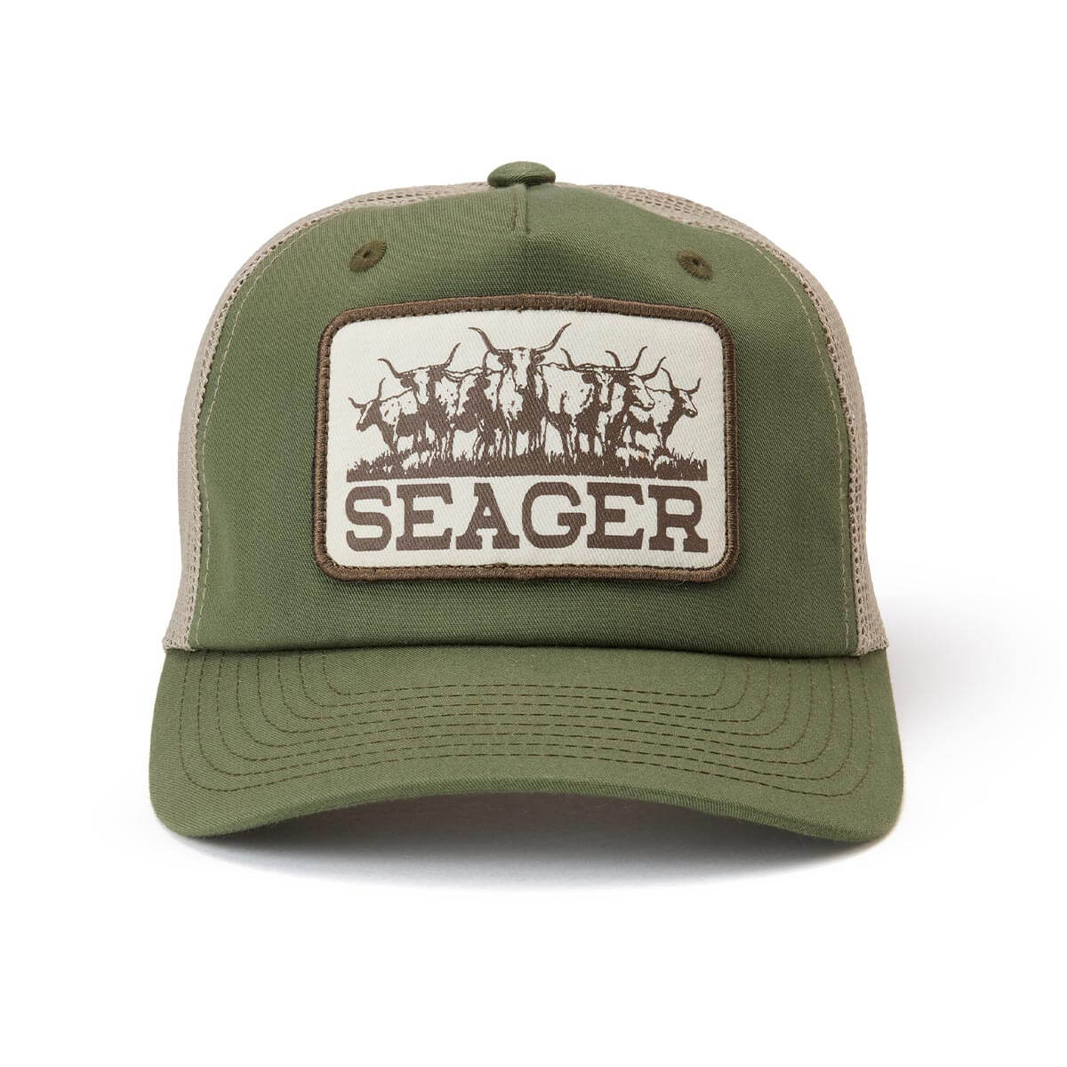 Herd Trucker Snapback Army Green - Image 2