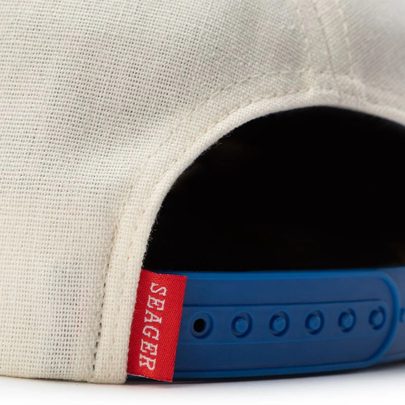 Uncle Bill Hemp Snapback Cream/Navy - Image 4