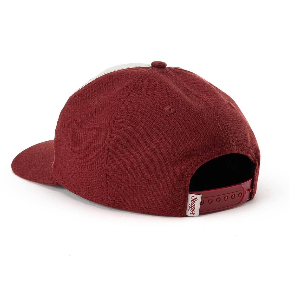 Uncle Bill Hemp Snapback Red/White - Image 4