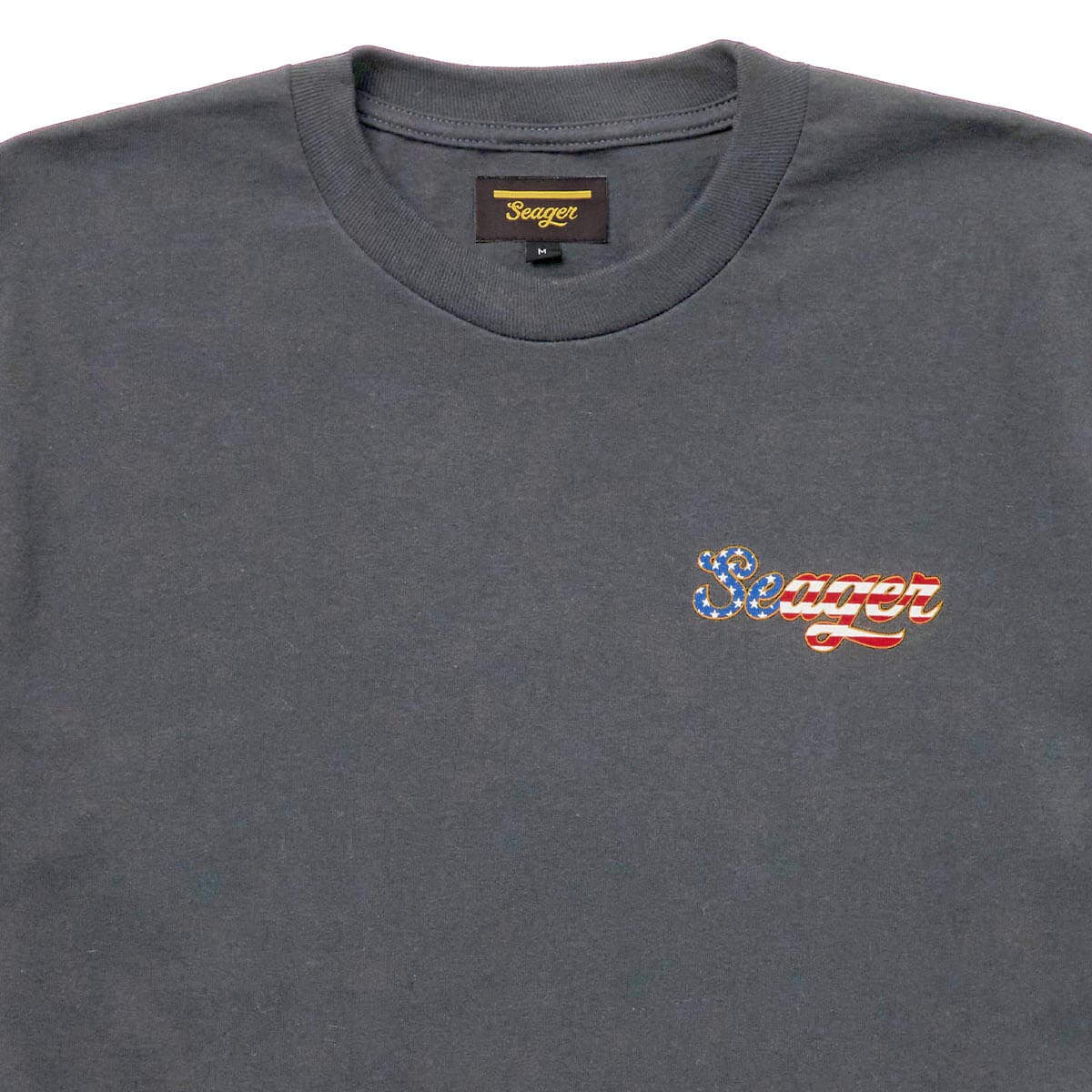 USA Russ Tee Vintage Black - Image 4