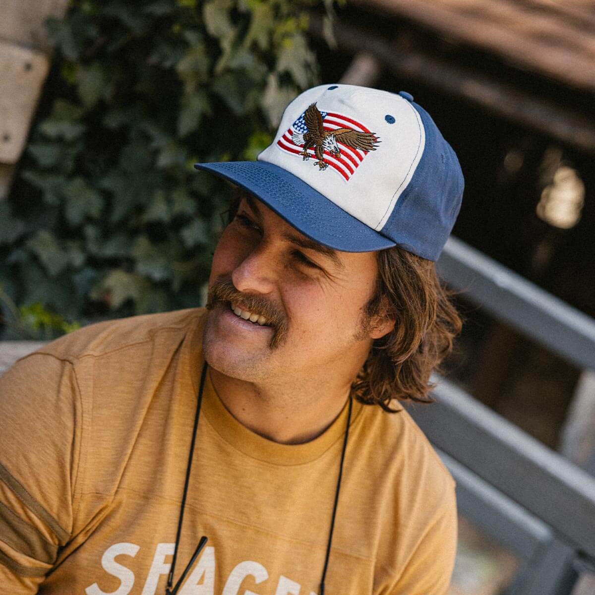 SGR USA Snapback Navy/White - Image 7