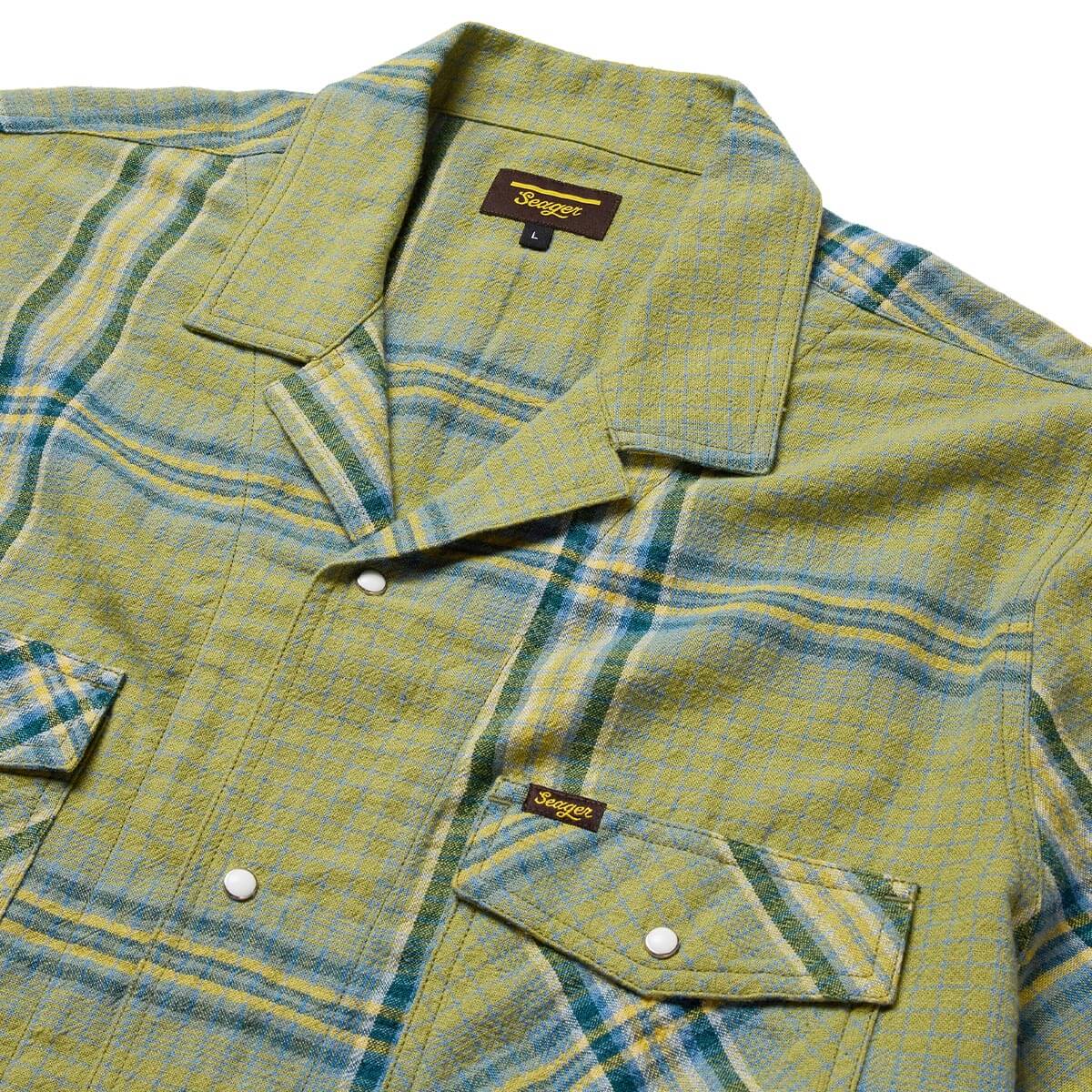 Whippersnapper S/S Shirt Moss Grid Plaid - Image 4