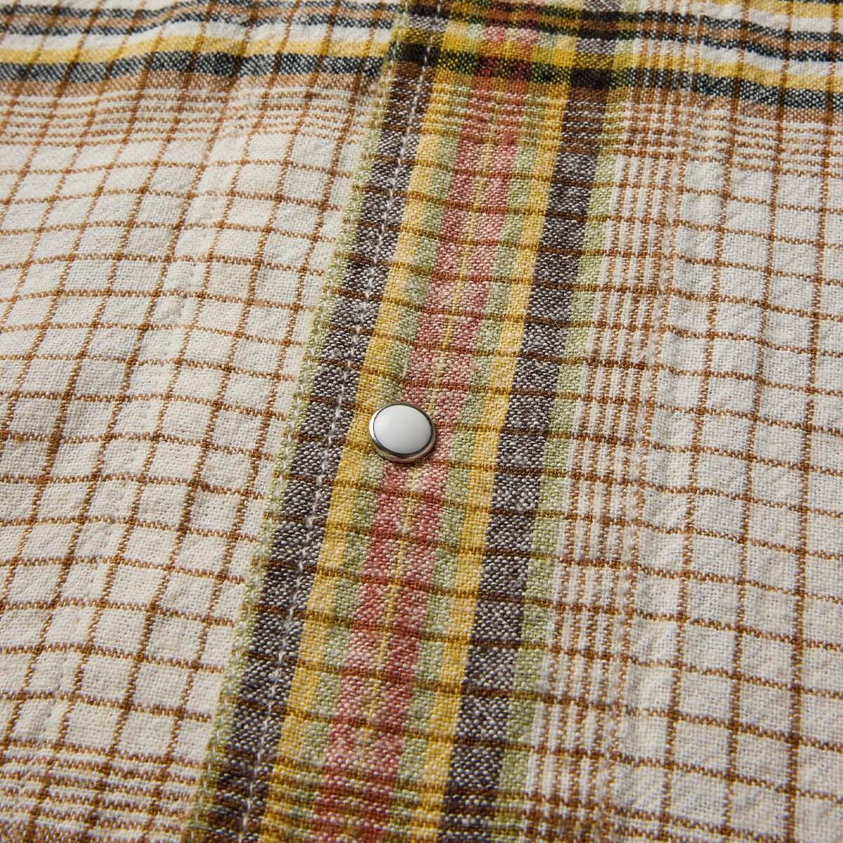 Whippersnapper S/S Shirt White Wash Plaid - Image 8