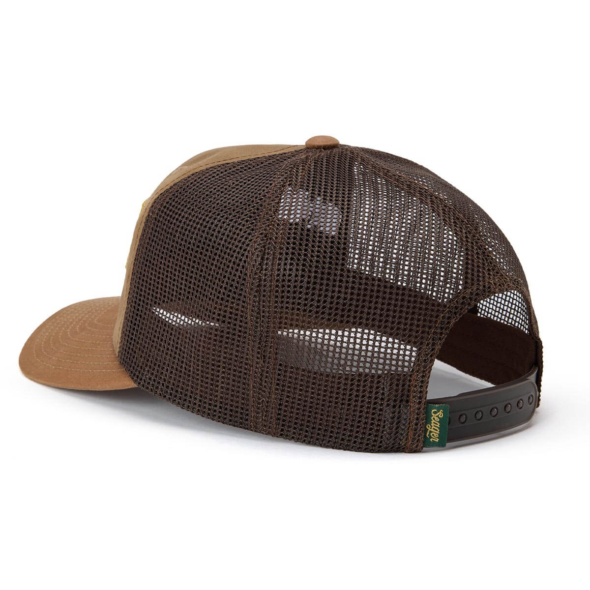 Wilson Waxed Canvas Snapback Tan - Image 4