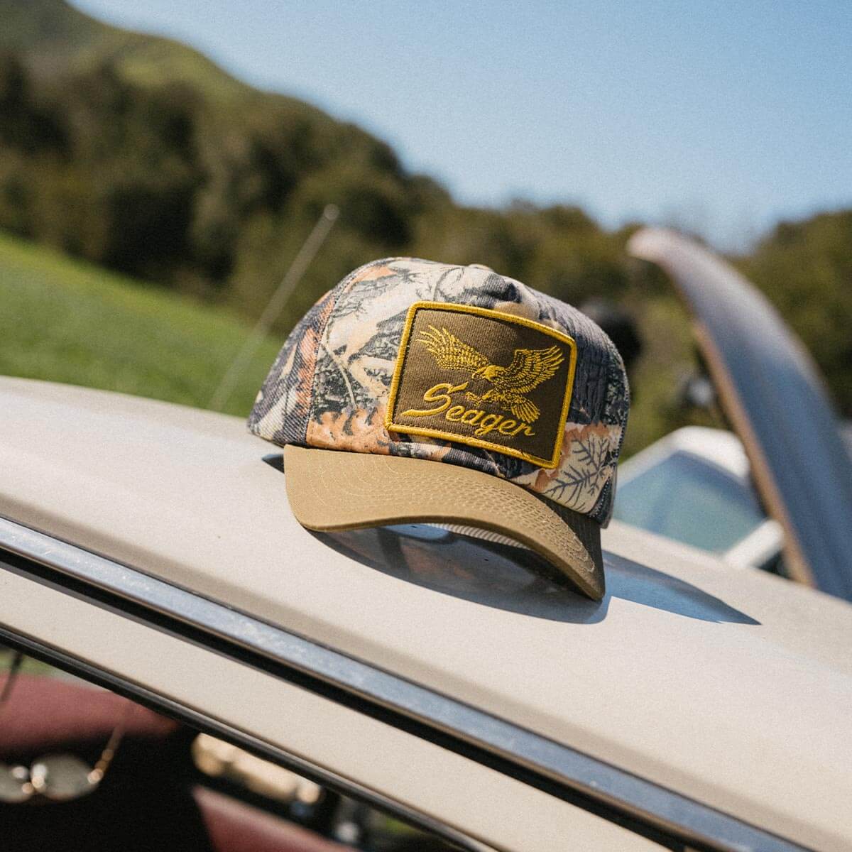 Wingspan Trucker Snapback Camo/Woodland - Image 7